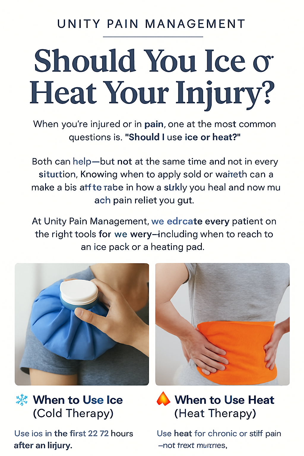 Should You Ice or Heat Your Injury?